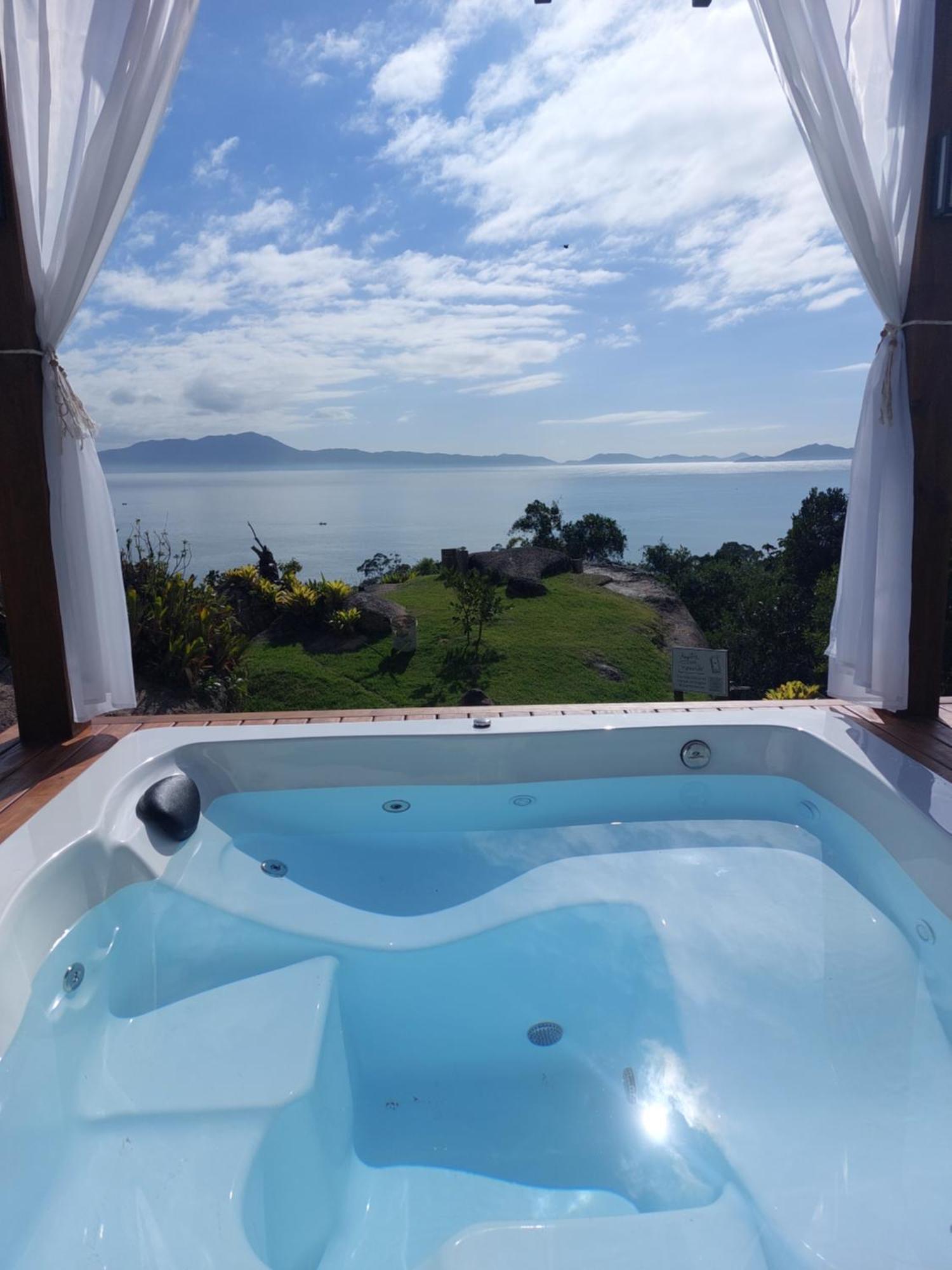 Casa Mirante Do Sol-Vista Exuberante Com Spa Governador Celso Ramos Esterno foto