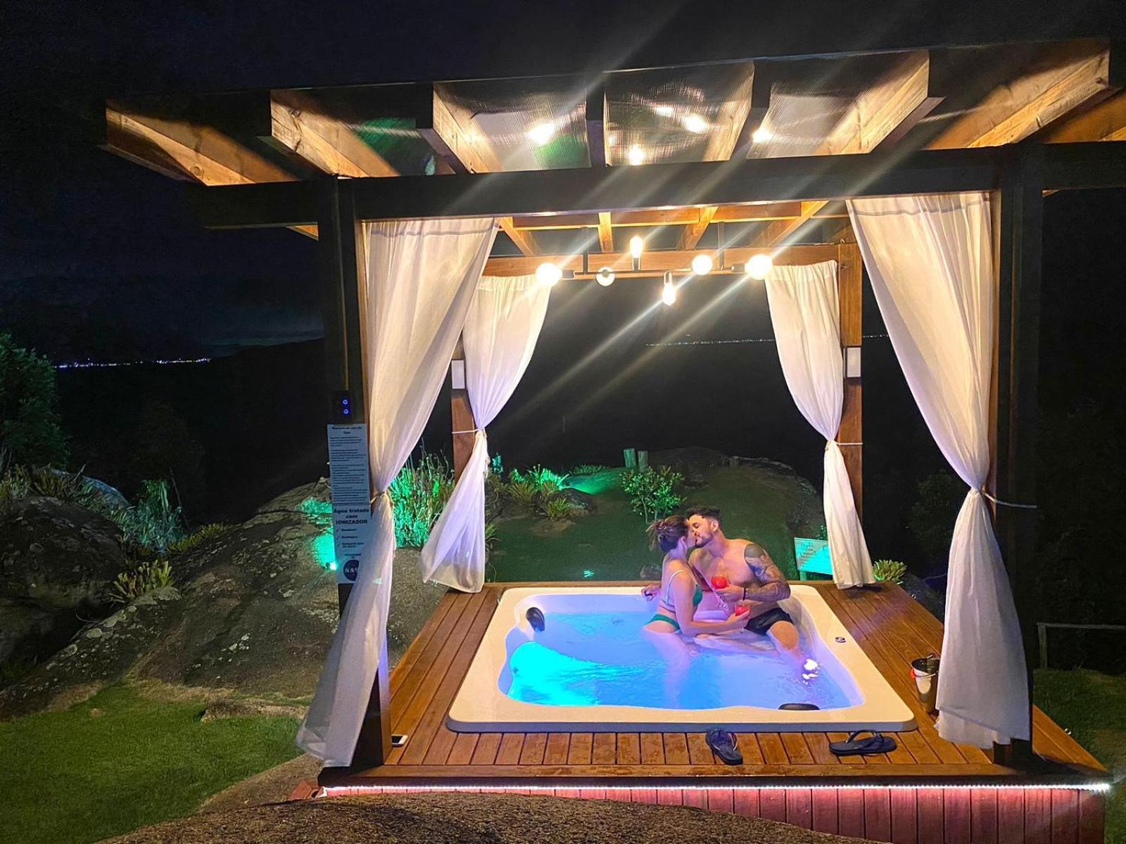 Casa Mirante Do Sol-Vista Exuberante Com Spa Governador Celso Ramos Esterno foto